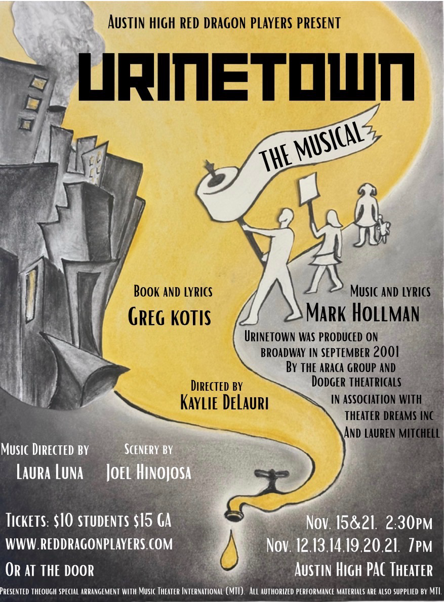 Urinetown: The Musical — 2026-27 musical production poster