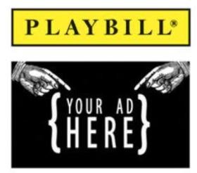 Playbill advertisement example